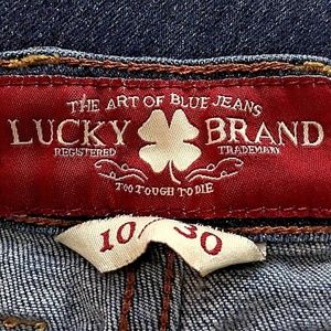 Lucky Brand Sweet N Crop Jeans Medium Wash Stretch